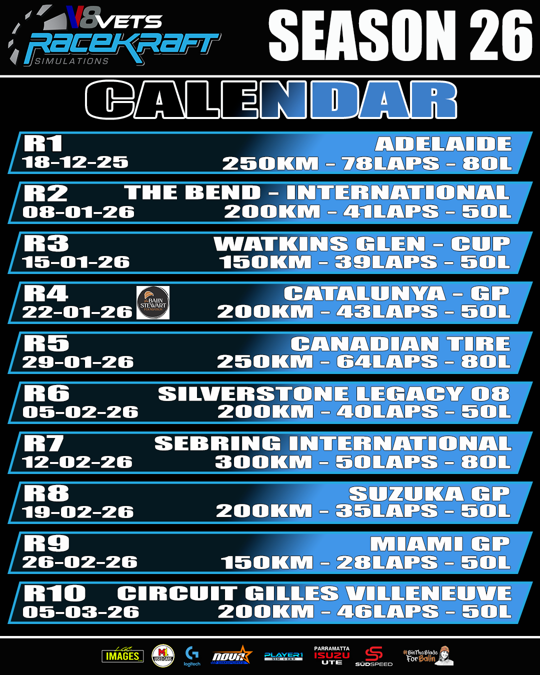 Season Calendar